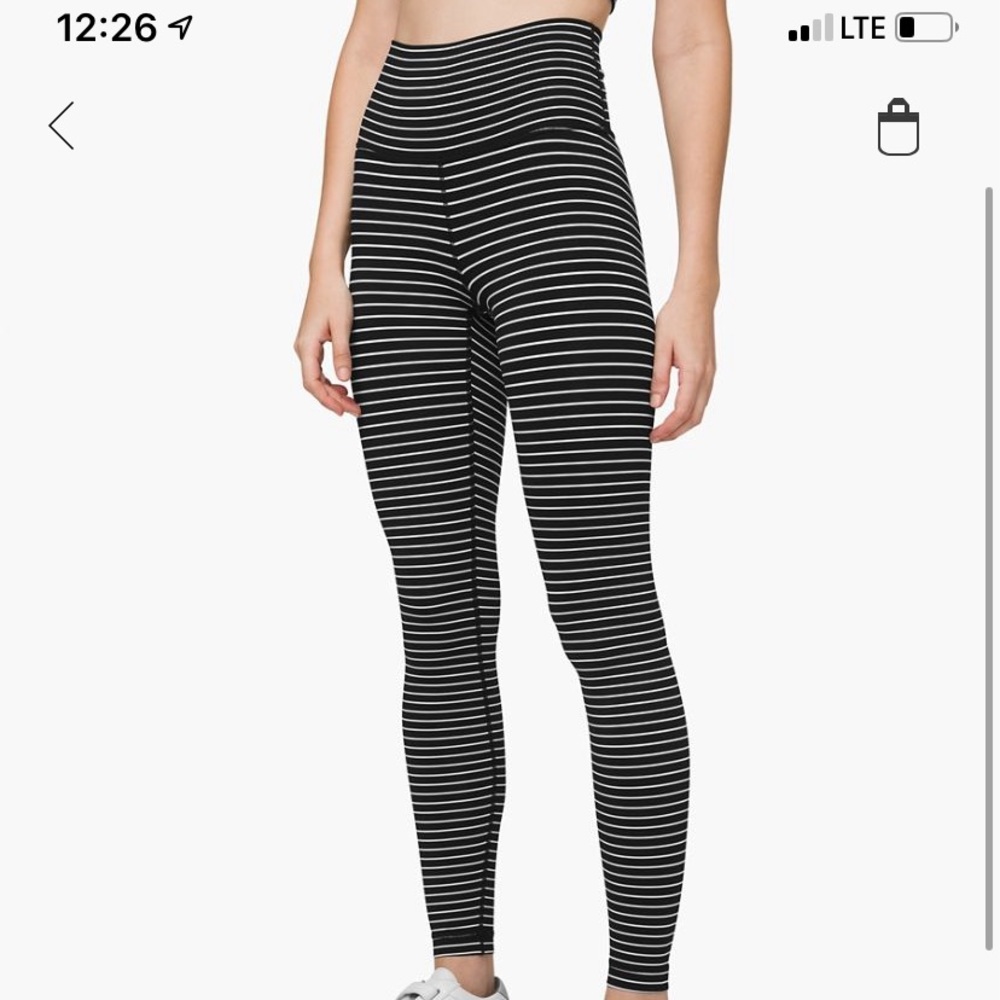 Lululemon Wunder Under Tights Size 8
